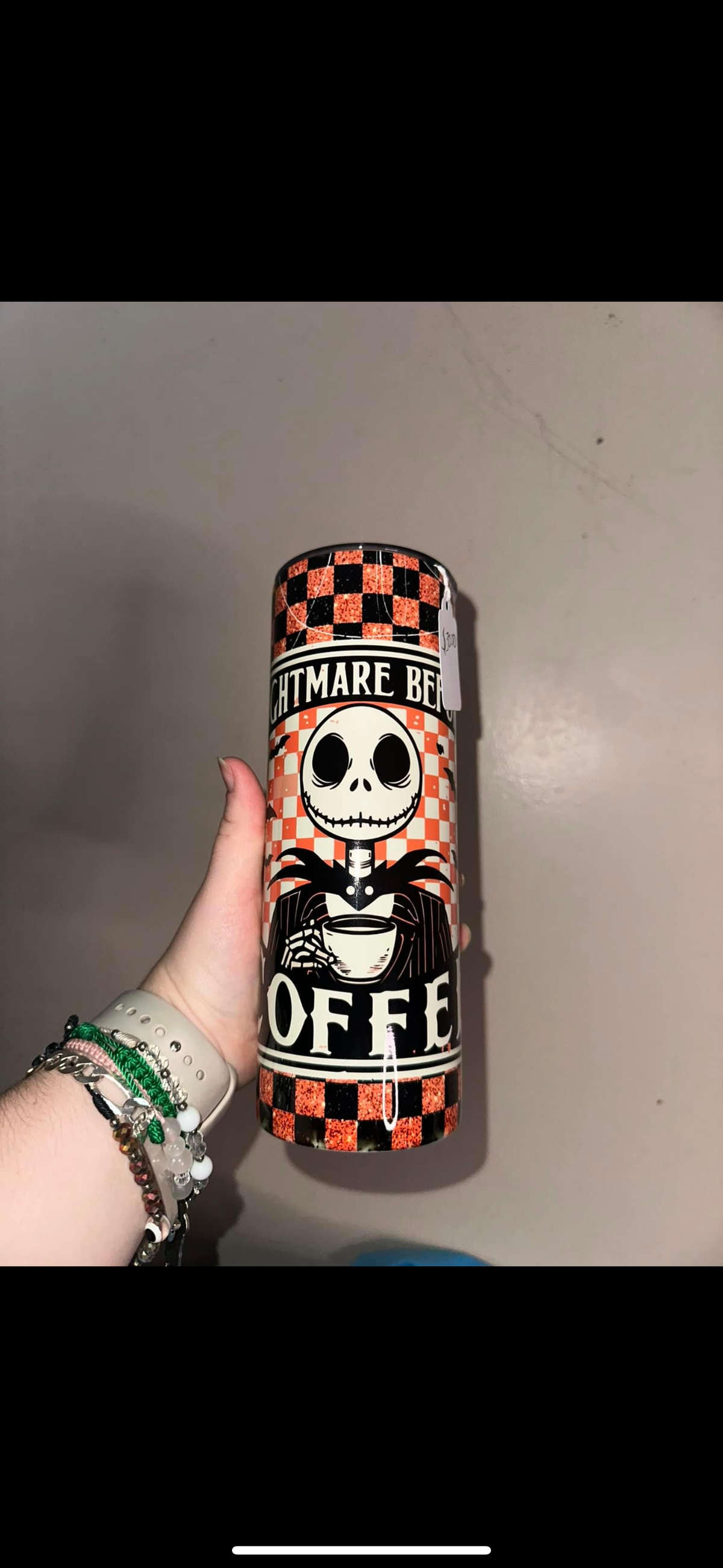 Nightmare coffee tumbler