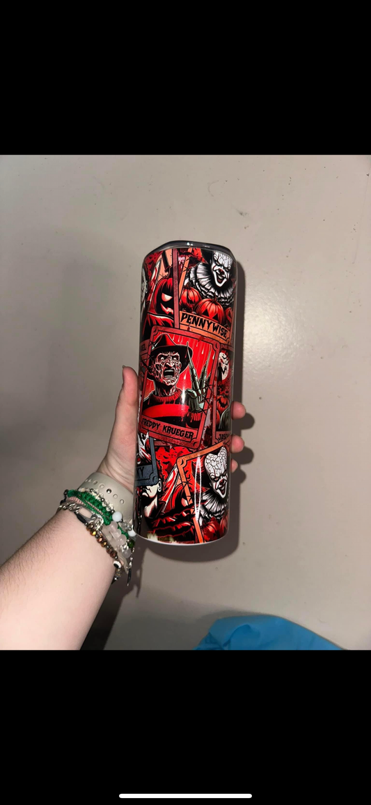 Halloween character tumbler