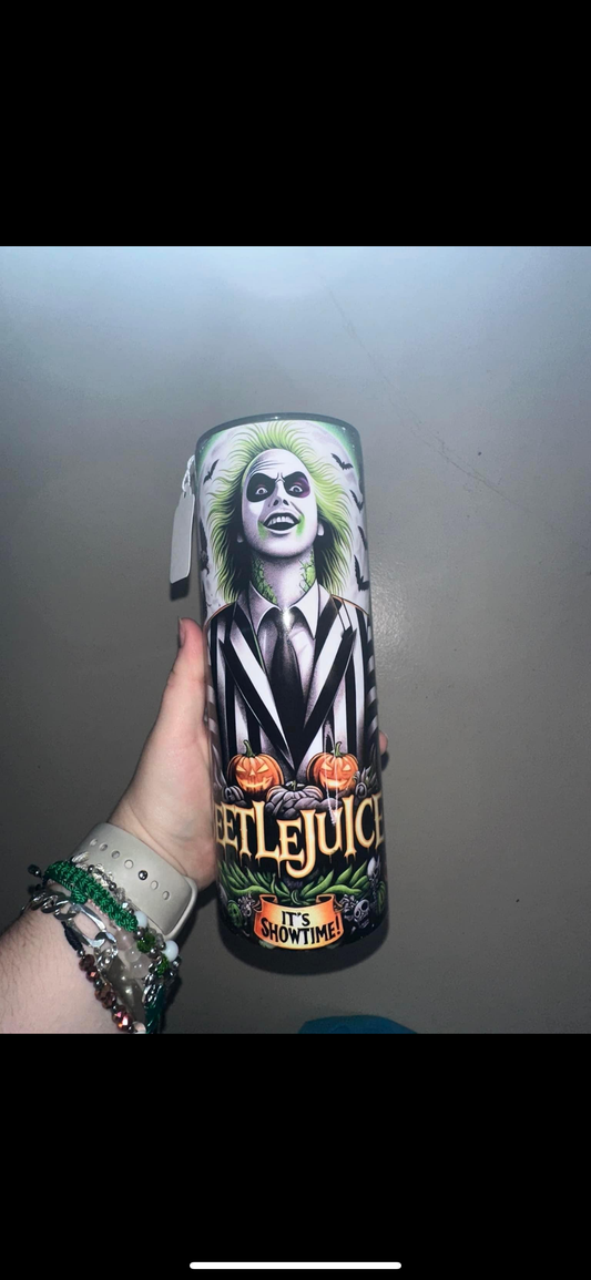 Beetlejuice tumbler
